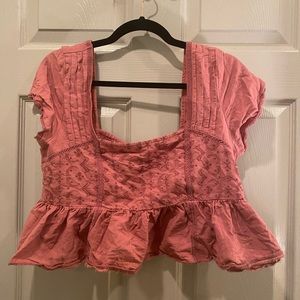 American eagle crop top blouse
